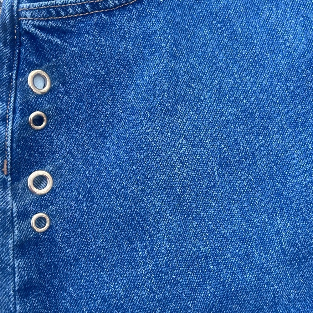 Zara Blue Denim Maxi Skirt - Picture 2 of 10